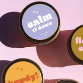 Calm TF Down Candle Tin